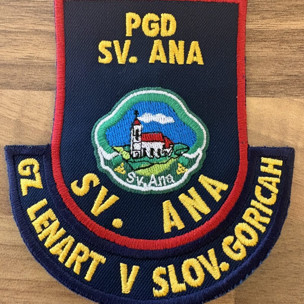 tekstilni našitki za PGD Sveta Ana