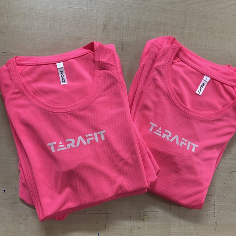 Tisk na športne majice za Tarafit